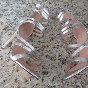 Silver Heels Size 6.5